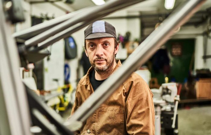 Custom Bike Frames welded in Munich by Australian Davo Philipps